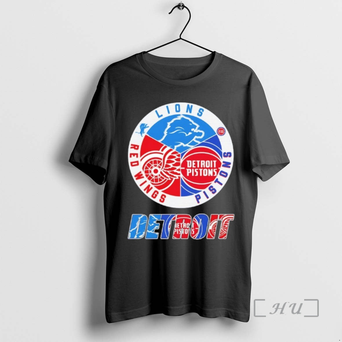 Officials Sports In Detroit Lions Pistons And Red Wings Graphic T-Shirts, Hoodie, Sweatshirt | PopFlextees.com