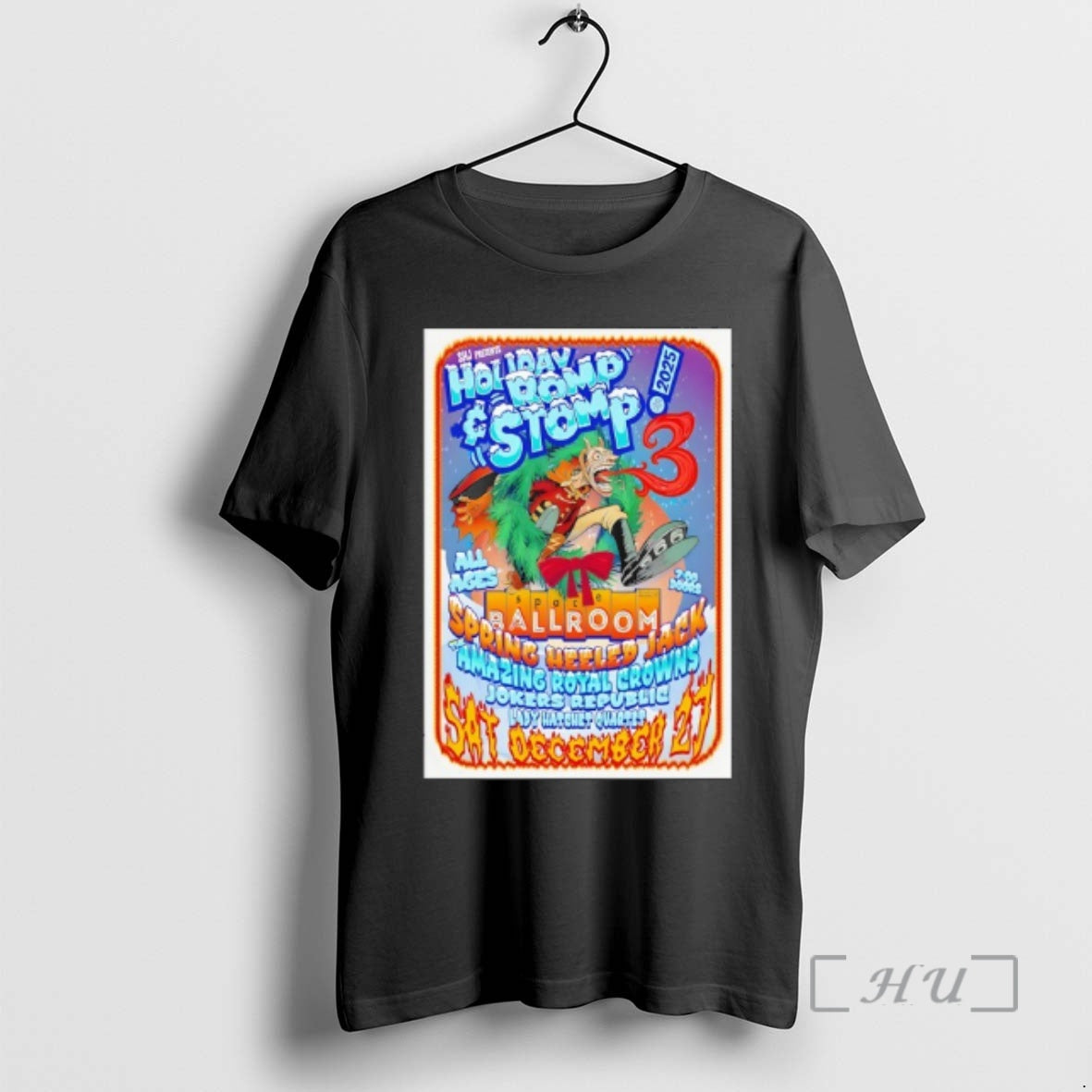 Officials Spring Heeled Jacks Holiday Romp 12 27 2025 Hamden Ct Premium T Shirts Sweater Hoodie, Sweatshirt | PopFlextees.com
