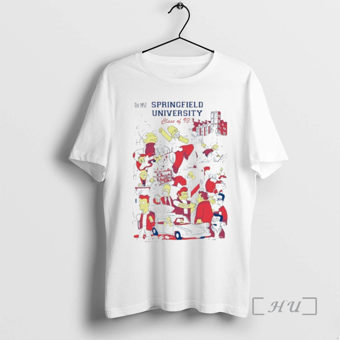 Officials Springfield University Class Of 93 Comic T-Shirts, Hoodie, Sweatshirt | PopFlextees.com