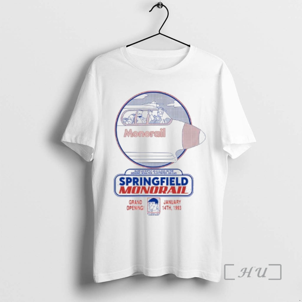 Officials Springfield Monorail Grand Poening T-Shirts, Hoodie, Sweatshirt | PopFlextees.com