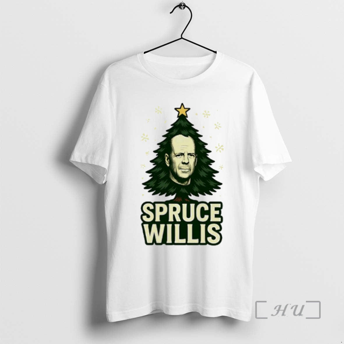 Officials Spruce Willis Christmas Tree Christmas T-Shirts, Hoodie, Sweatshirt | PopFlextees.com