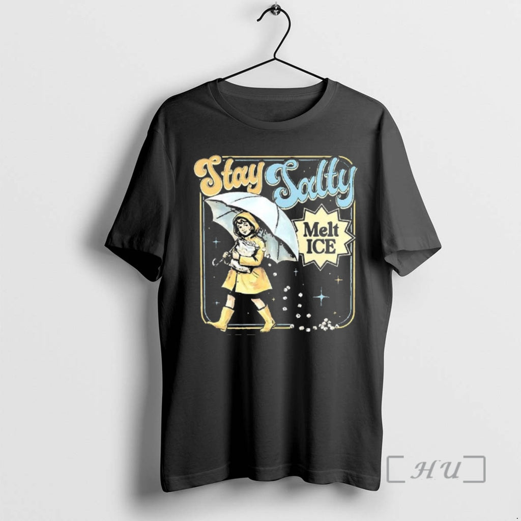 Officials Stay Salty Protest Melt Ice Subtle Anti Ice Vintage Woman Premium T Shirts Sweater Hoodie, Sweatshirt