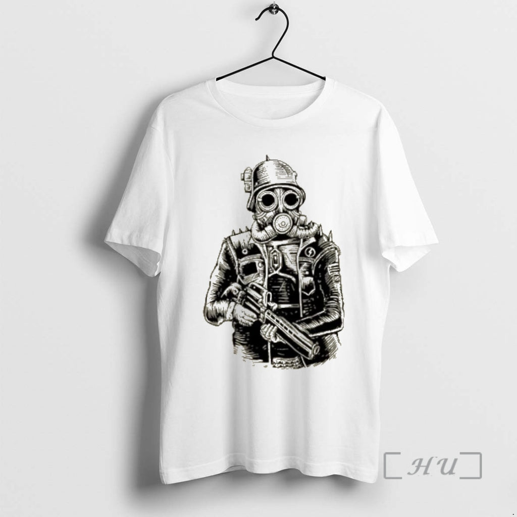 Officials Steampunk Soldier Gas Mask Rifle T-Shirts, Hoodie, Sweatshirt | PopFlextees.com