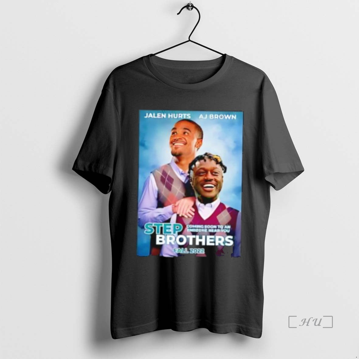 Officials Step Brothers Jalen Hurts Aj Brown Stylish T-Shirts, Hoodie, Sweatshirt | PopFlextees.com