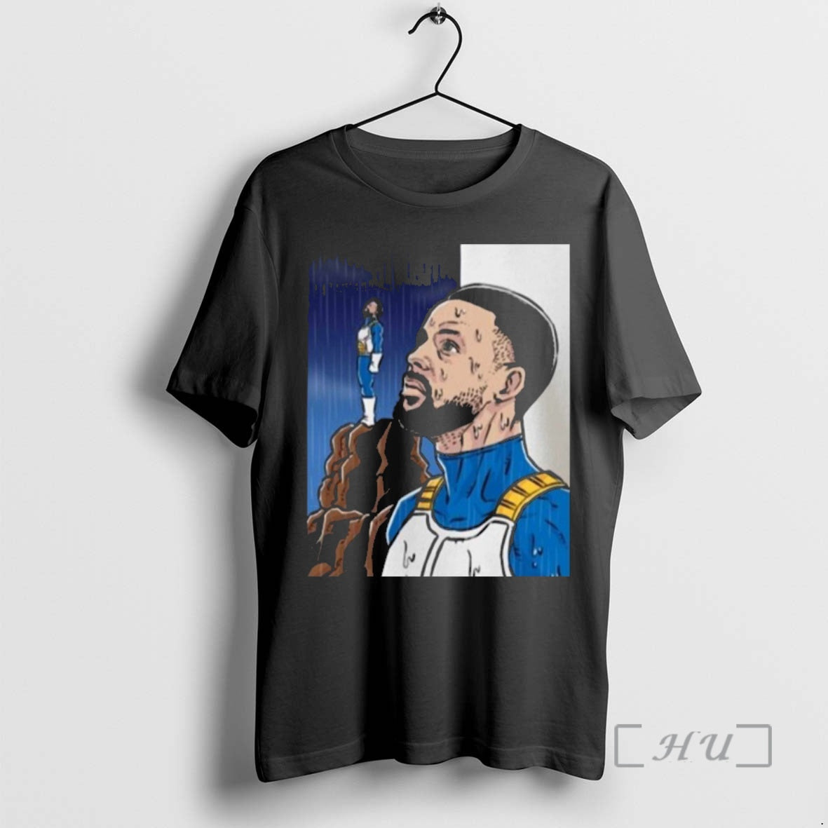Officials Stephen Curry Vegeta Rainy Day Crossover T-Shirts, Hoodie, Sweatshirt | PopFlextees.com