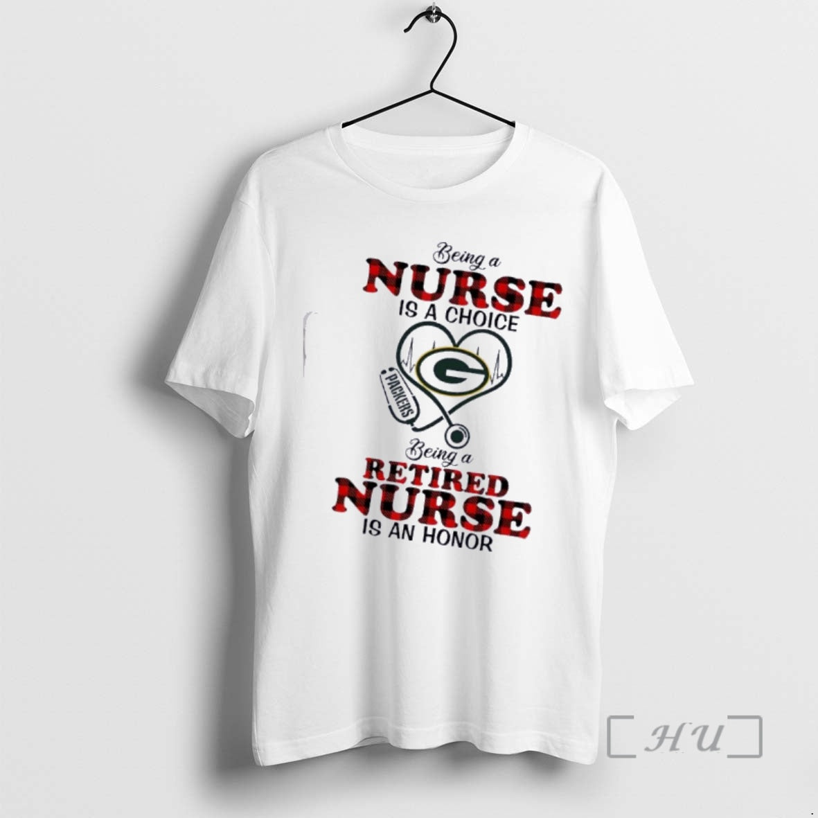 Officials Stethoscope Heart Green Bay Packers Being A Nurse Is A Choice Being A Retired T-Shirts, Hoodie, Sweatshirt