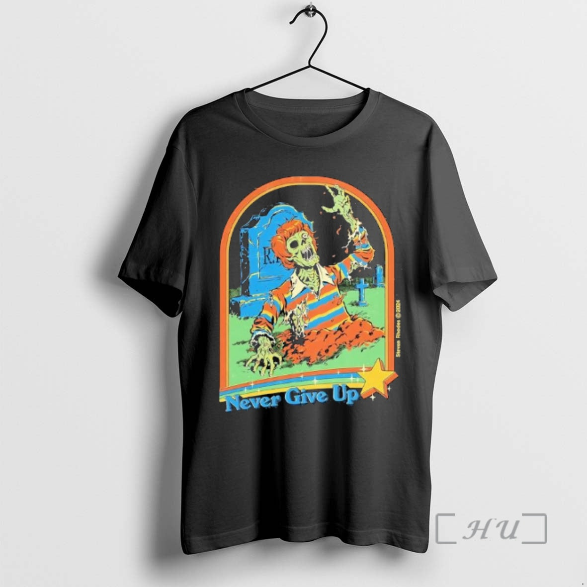 Officials Steven Rhodes Never Give Up T-Shirts, Hoodie, Sweatshirt | PopFlextees.com