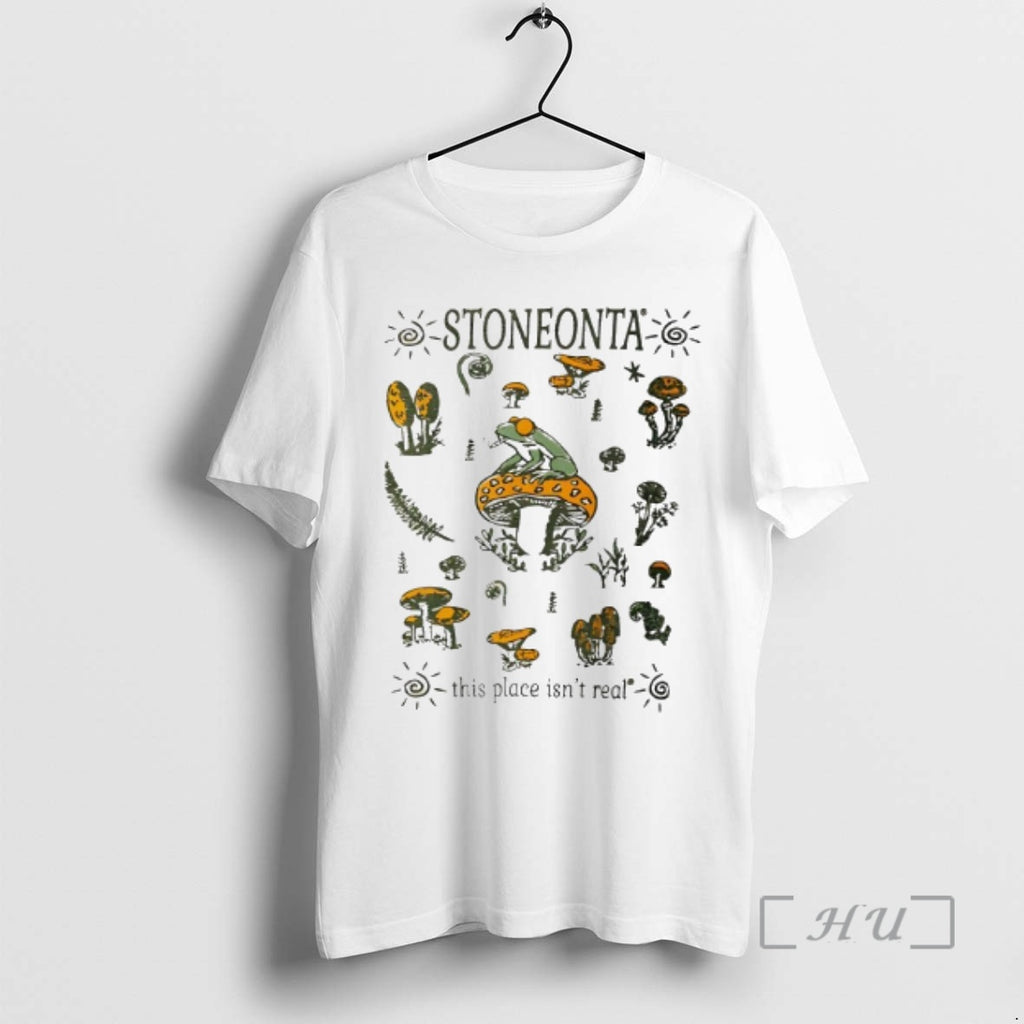 Officials Stoneonta This Place Isnt Real Frog Graphic T-Shirts, Hoodie, Sweatshirt | PopFlextees.com