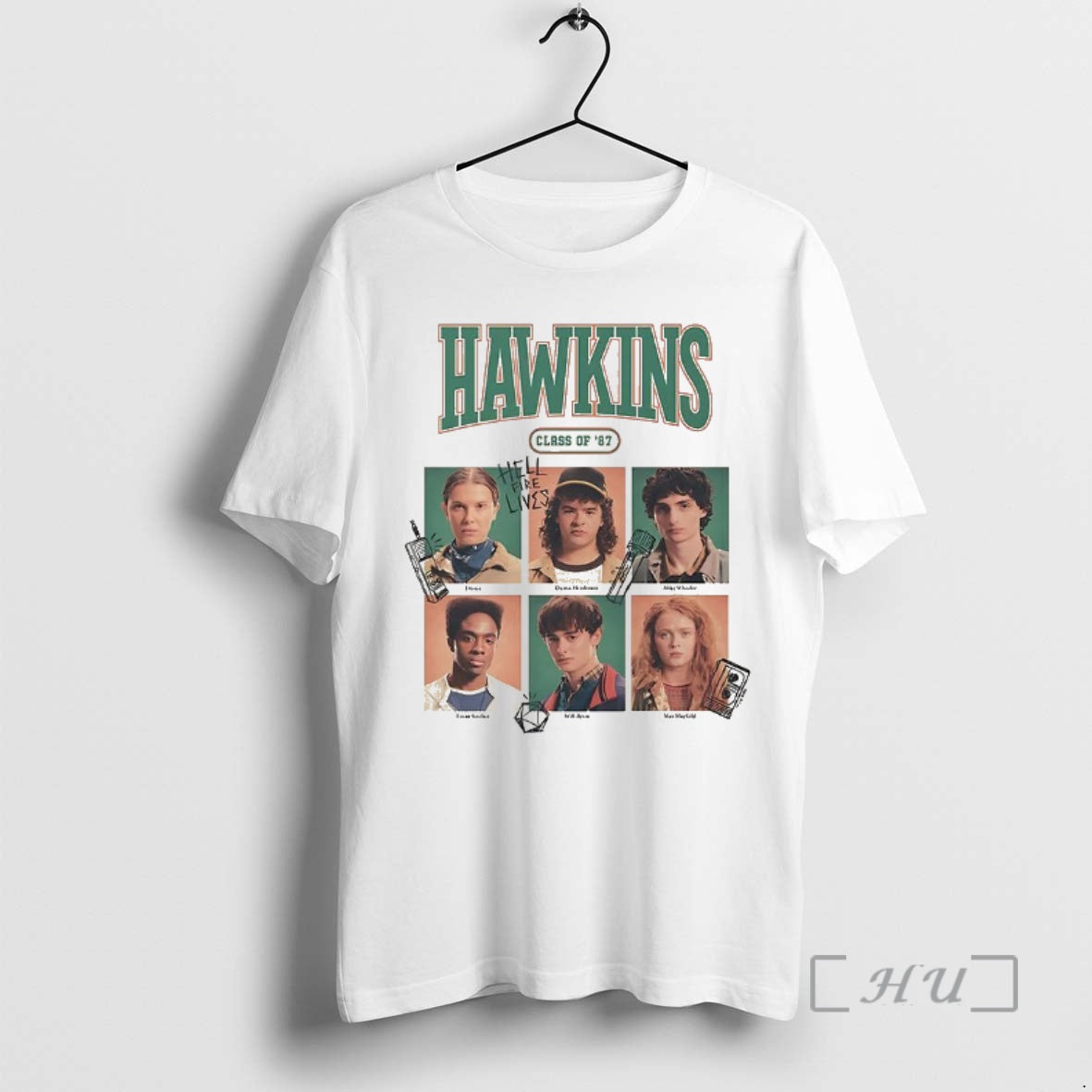 Officials Stranger Thing Hawkins High School Class Of 87 Hellfire Lives 1987 Group Tour Premium T-Shirts, Hoodie, Sweatshirt