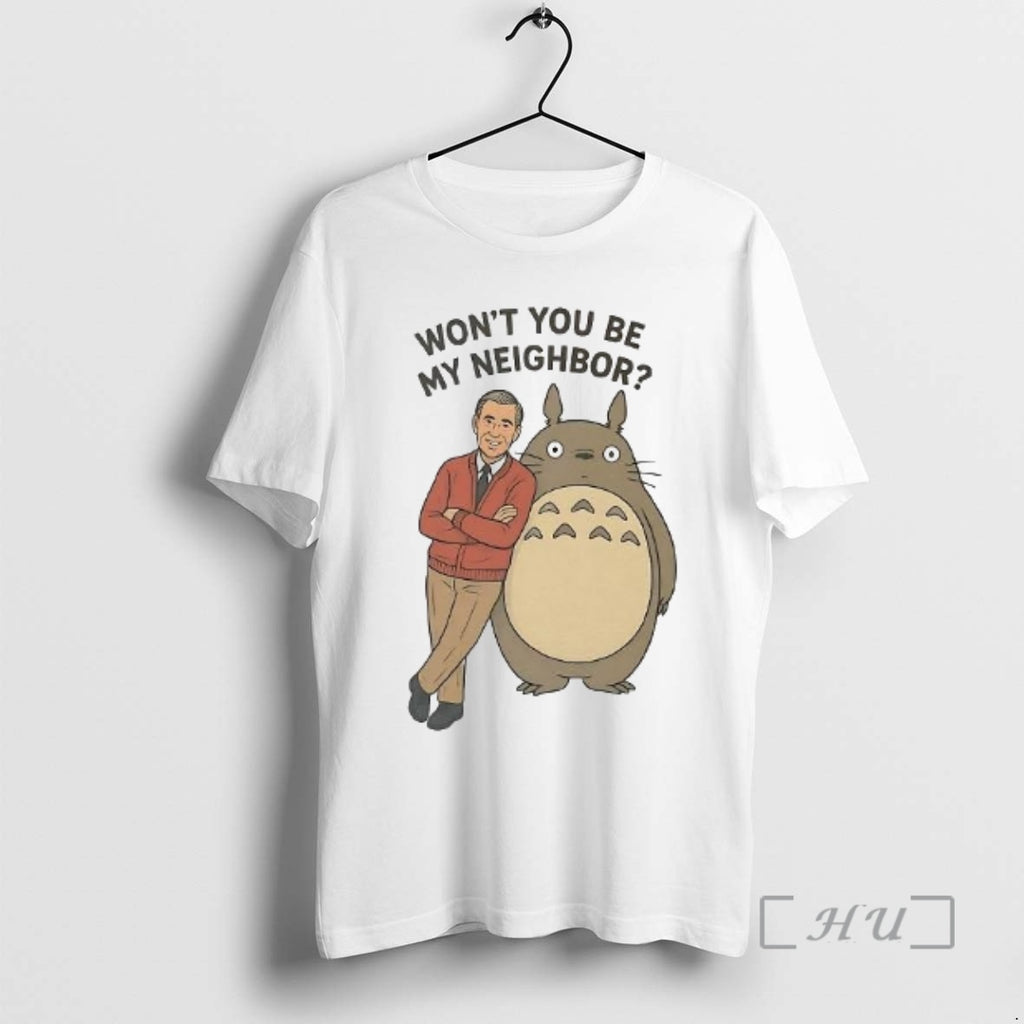 Officials Studio Ghibli Wont You Be My Neighbor Woman T-Shirts, Hoodie, Sweatshirt | PopFlextees.com
