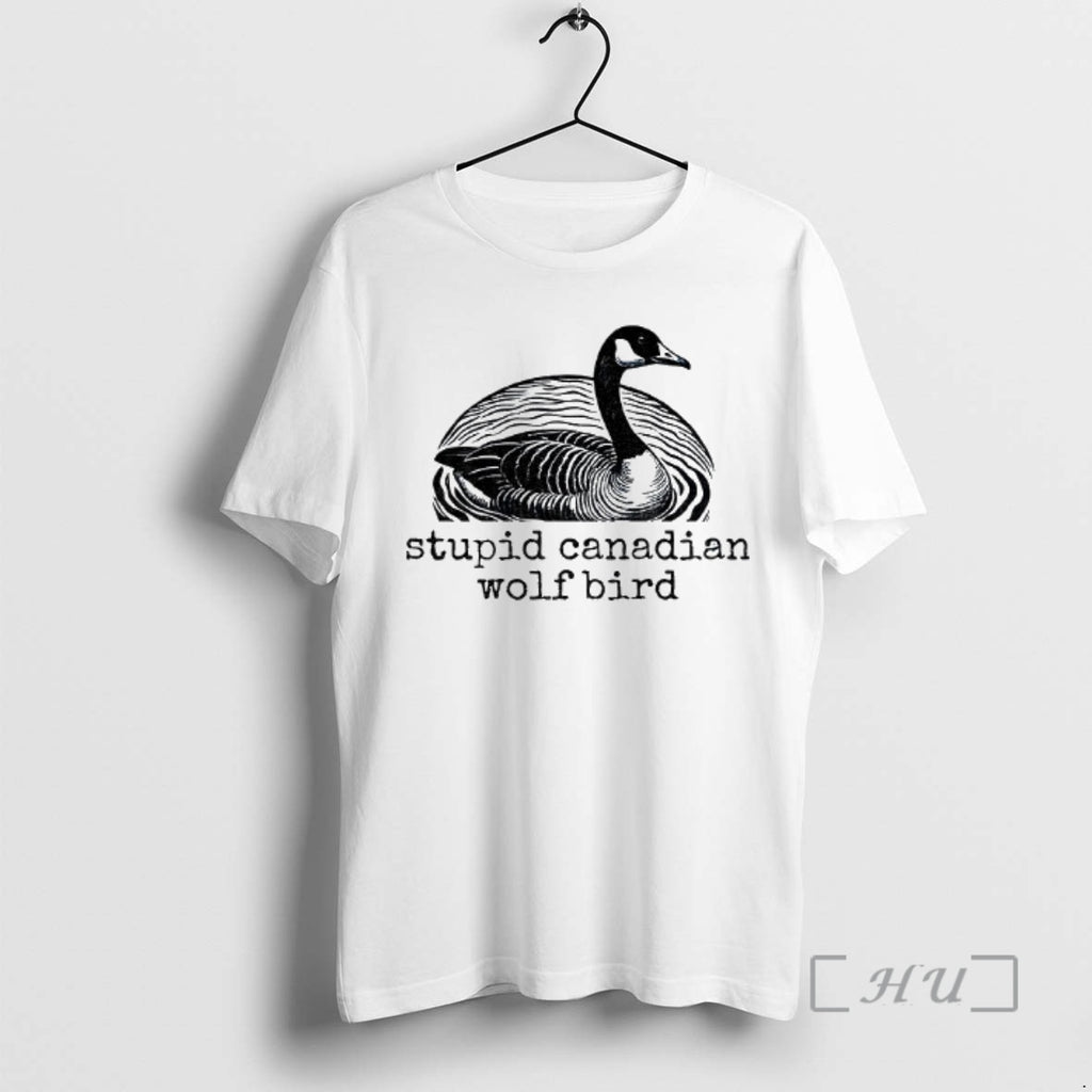 Officials Stupid Canadian Wolf Bird Hockey Romance T-Shirts, Hoodie, Sweatshirt | PopFlextees.com