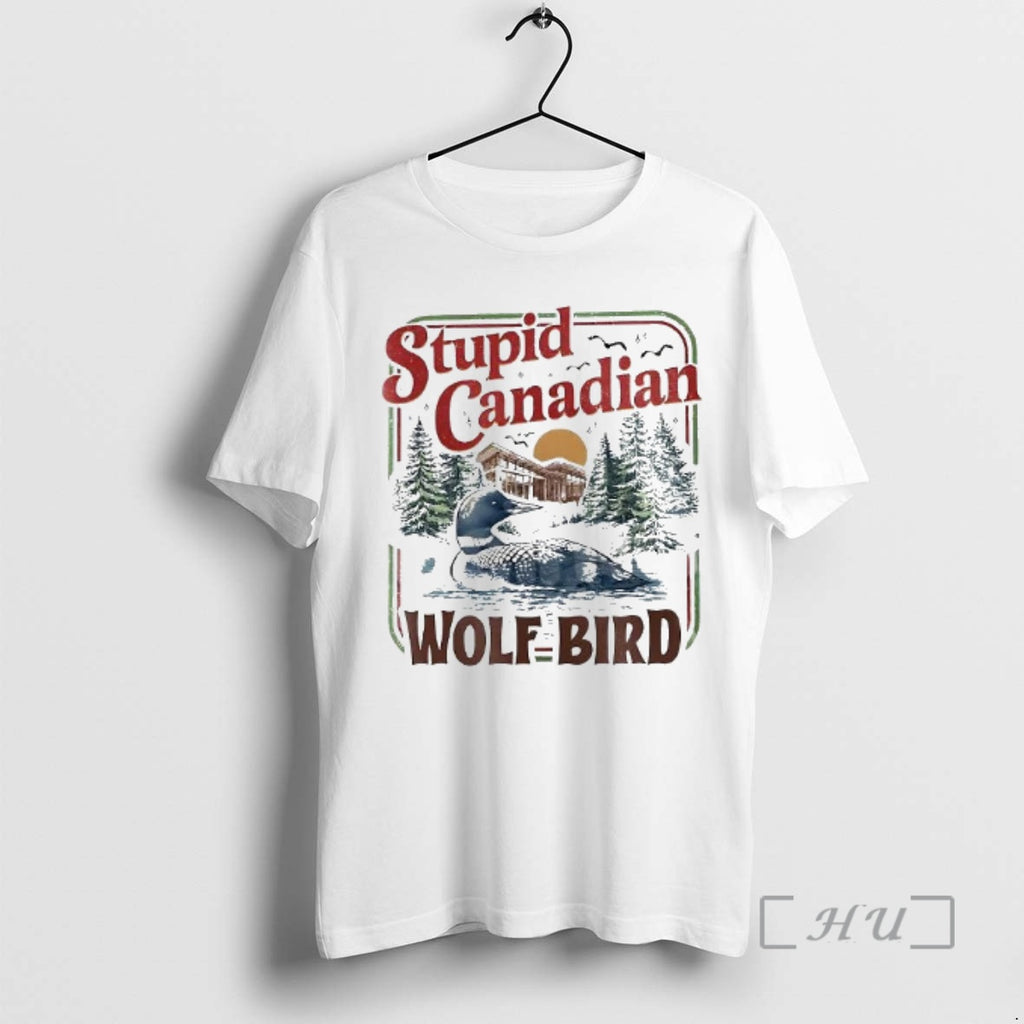 Officials Stupid Canadian Wolf Bird Heated Rivalry Hockey Romance Woman T-Shirts, Hoodie, Sweatshirt | PopFlextees.com