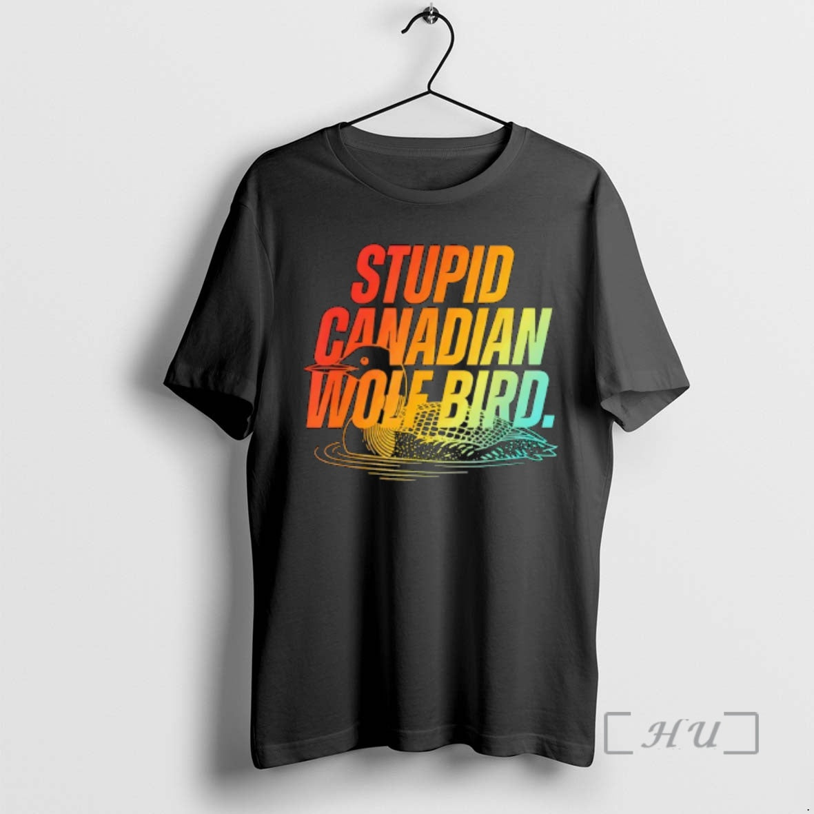 Officials Stupid Canadian Wolf Bird Funny Design T-Shirts, Hoodie, Sweatshirt | PopFlextees.com