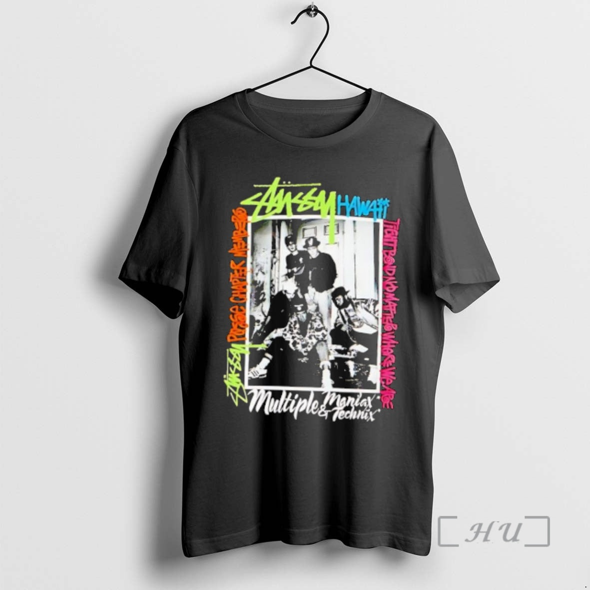 Officials Stussy Hawaii Posse Chapter Members Multiple Maniax Technix Graphic T-Shirts, Hoodie, Sweatshirt | PopFlextees.com