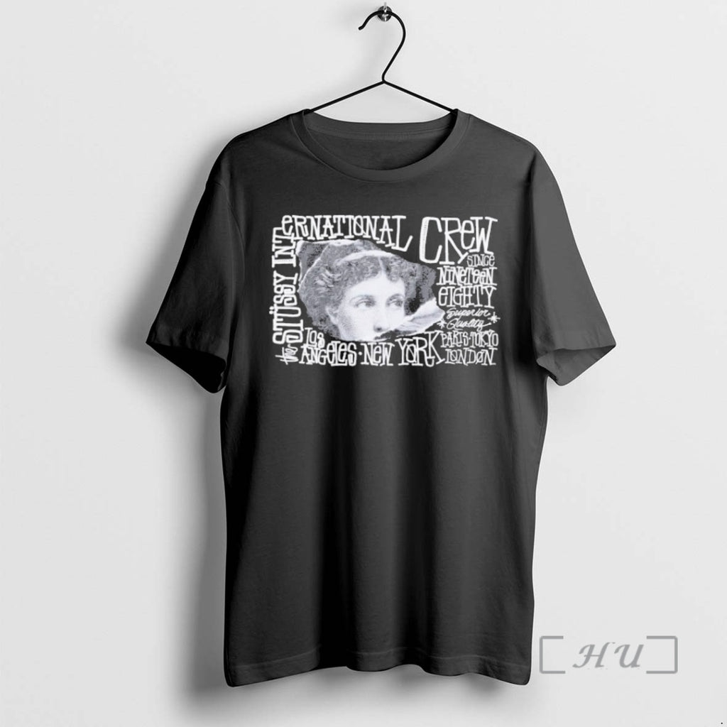 Officials Stussy Victoria International Crew T-Shirts, Hoodie, Sweatshirt | PopFlextees.com