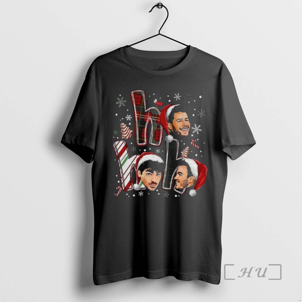 Officials Style Jonas Brothers Concert Christmas Ho Ho Ho T-Shirts, Hoodie, Sweatshirt | PopFlextees.com