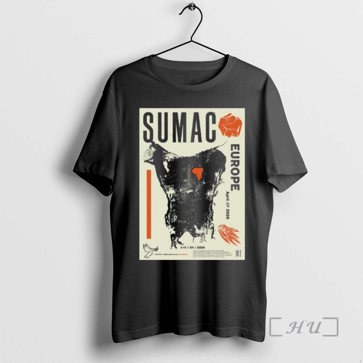 Officials Sumac Europe April Tour 2026 T-Shirts, Hoodie, Sweatshirt | PopFlextees.com