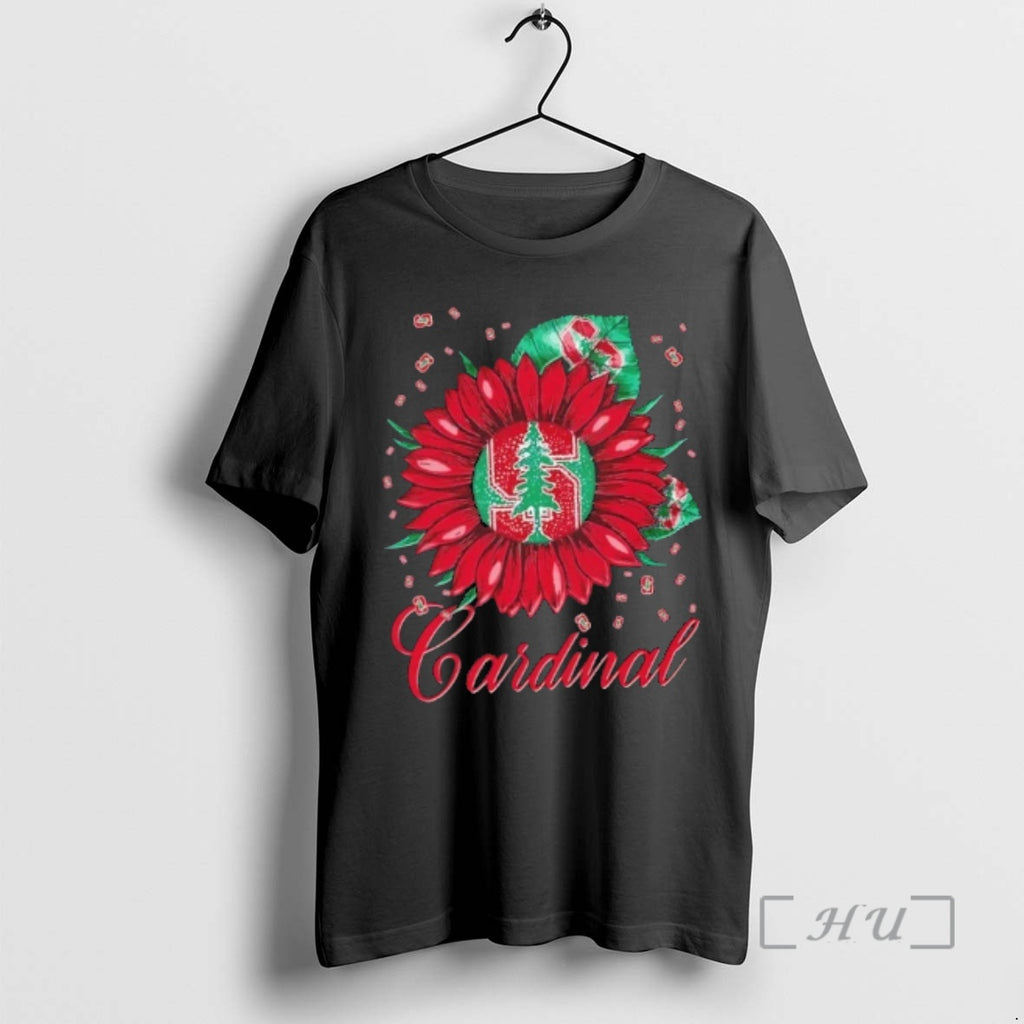 Officials Sunflower X Stanford Cardinal Football Logo T-Shirts, Hoodie, Sweatshirt | PopFlextees.com