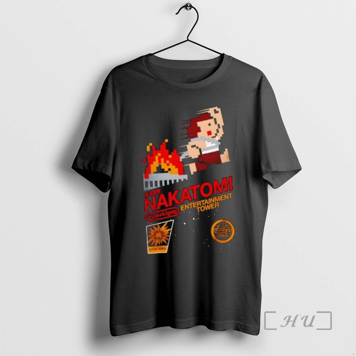 Officials Super Nakatomi Entertainment Tower Graphic T-Shirts, Hoodie, Sweatshirt | PopFlextees.com