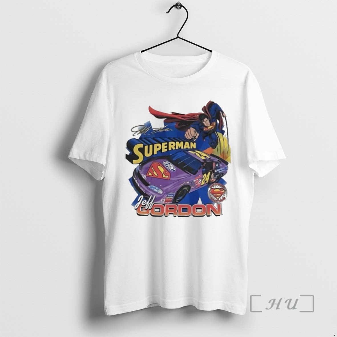 Officials Superman X Jeff Gordon Nascar 90s Racing Signature Vintage T-Shirts, Hoodie, Sweatshirt | PopFlextees.com