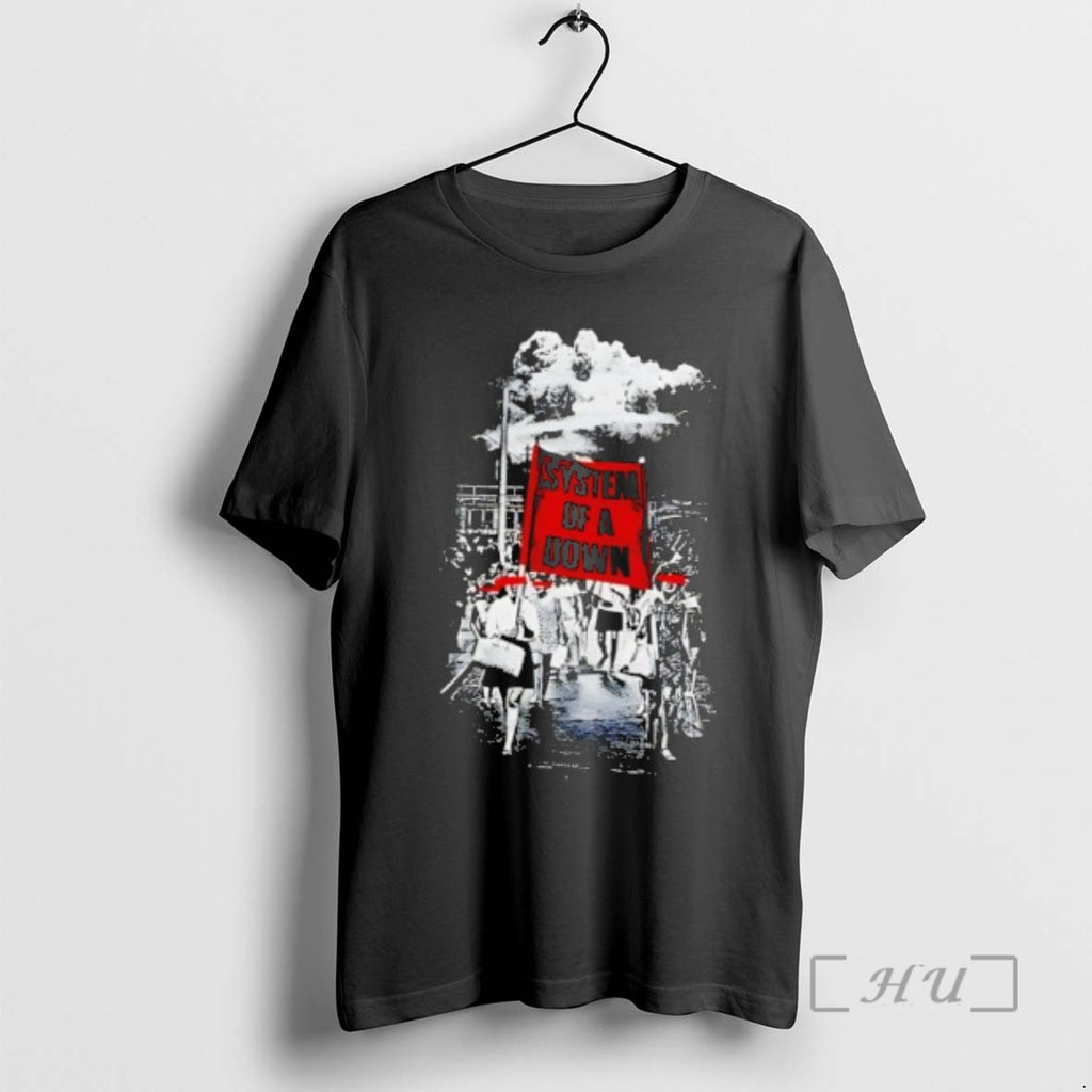 Officials System Of A Down Banner Marches T-Shirts, Hoodie, Sweatshirt | PopFlextees.com