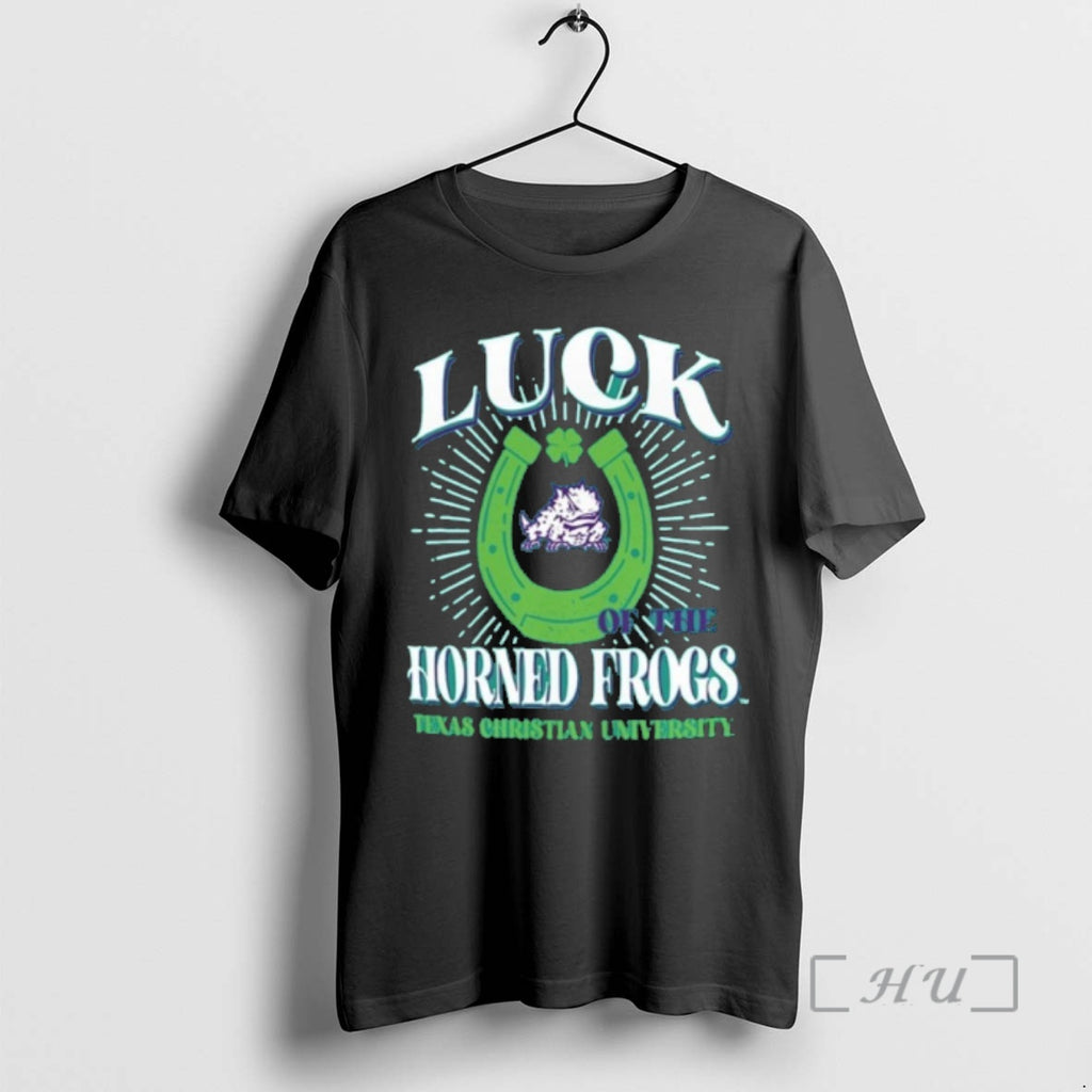 Officials Tcu Horned Frogs Luck Of The Frogs T-Shirts, Hoodie, Sweatshirt | PopFlextees.com