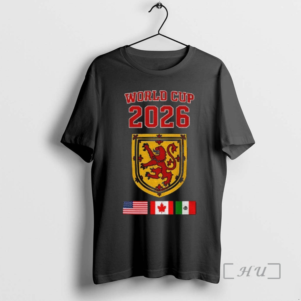 Officials Tartan Army World Cup 2026 Team Scotland Flag Crest T-Shirts, Hoodie, Sweatshirt | PopFlextees.com