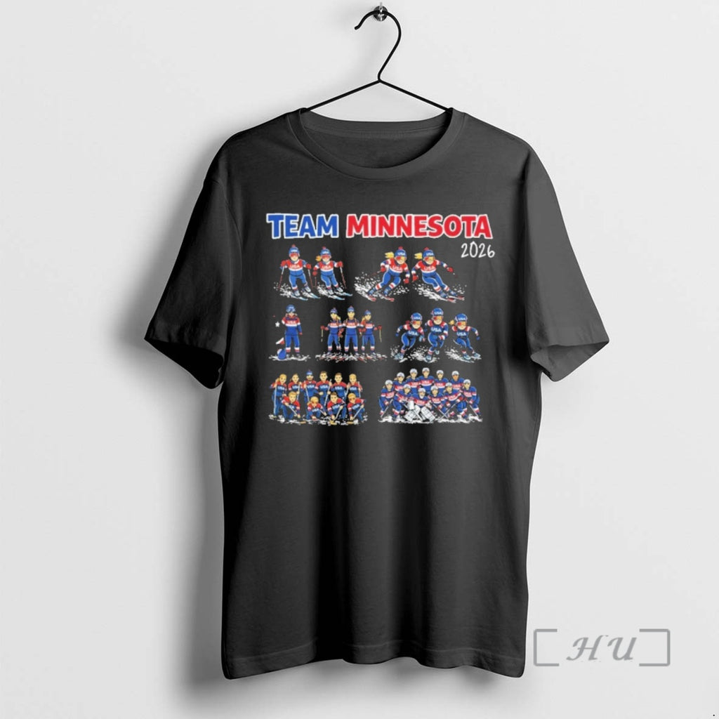 Officials Team Minnesota 2026 Hockey T-Shirts, Hoodie, Sweatshirt | PopFlextees.com