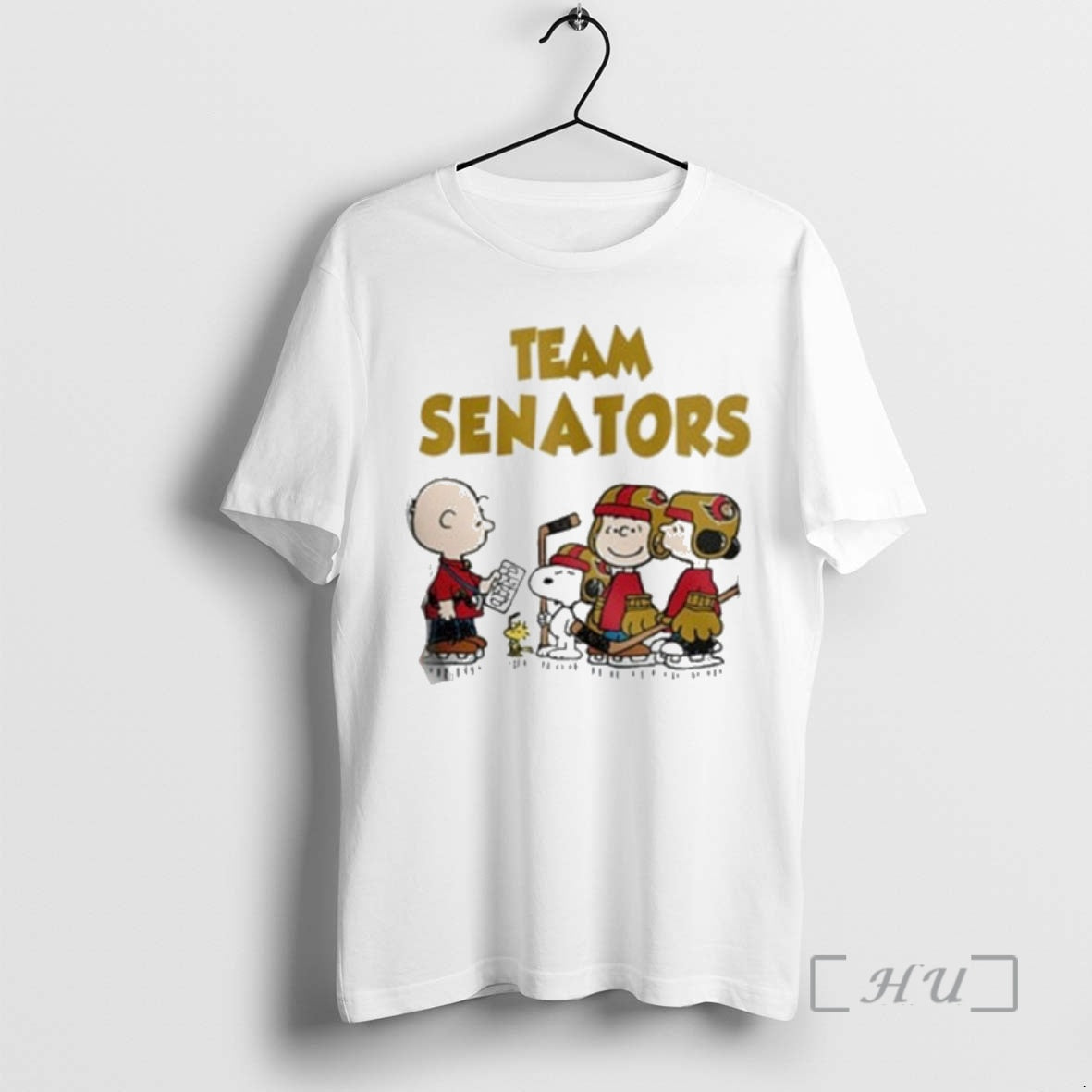Officials Team Ottawa Senators Peanuts Hockey T-Shirts, Hoodie, Sweatshirt | PopFlextees.com