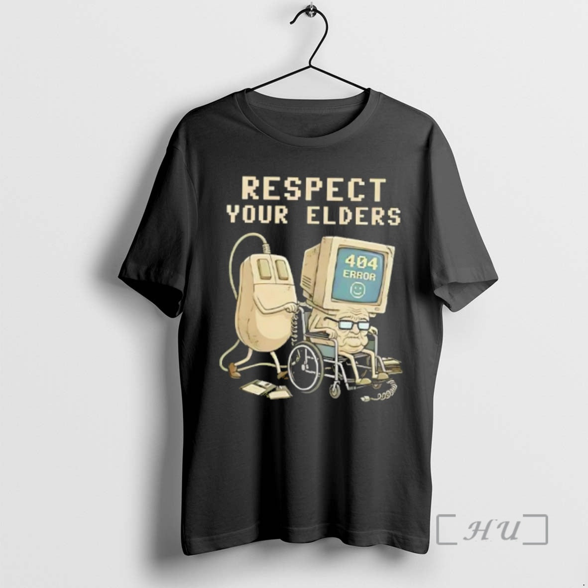 Officials Tech 404 Error Hilarious Respect Your Elders Retro T-Shirts, Hoodie, Sweatshirt