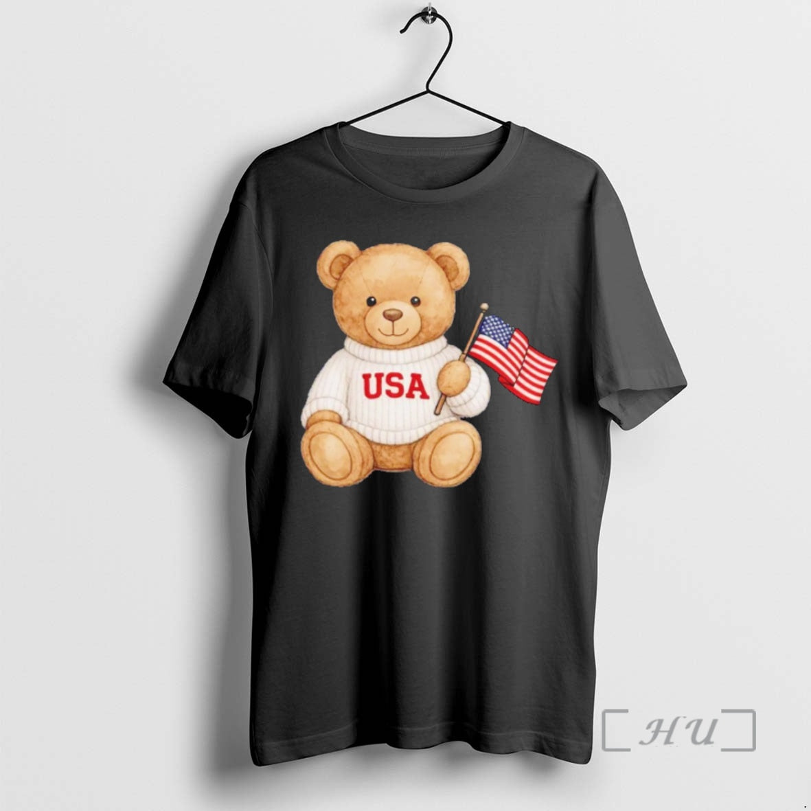 Officials Teddy Bear Usa American Flag Olympics Vintage T-Shirts, Hoodie, Sweatshirt | PopFlextees.com