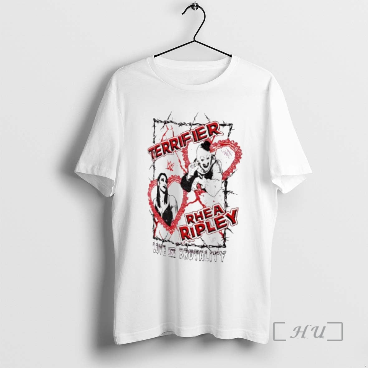 Officials Terrifier X Rhea Ripley Love And Brutality T-Shirts, Hoodie, Sweatshirt | PopFlextees.com