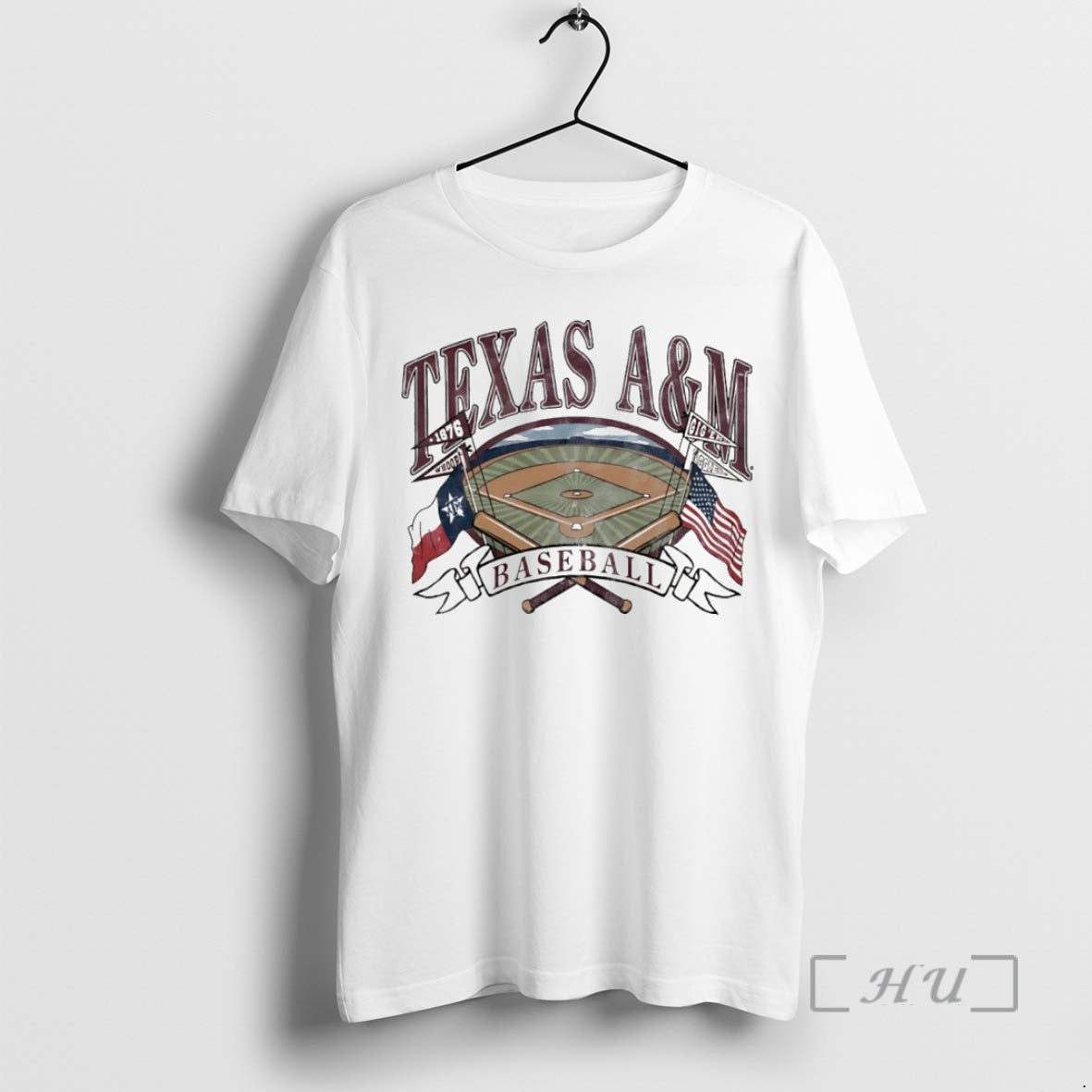 Officials Texas A And M Aggies Baseball Flags And Field Circle Premium T Shirts Sweater Hoodie, Sweatshirt | PopFlextees.com