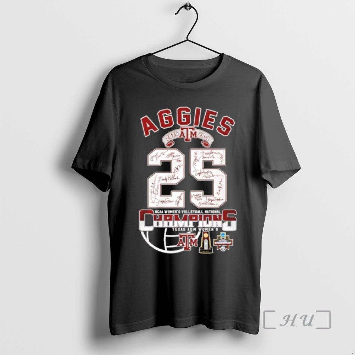 Officials Texas Am Aggies 2025 Womens Volleyball Champions 25 T-Shirts, Hoodie, Sweatshirt | PopFlextees.com