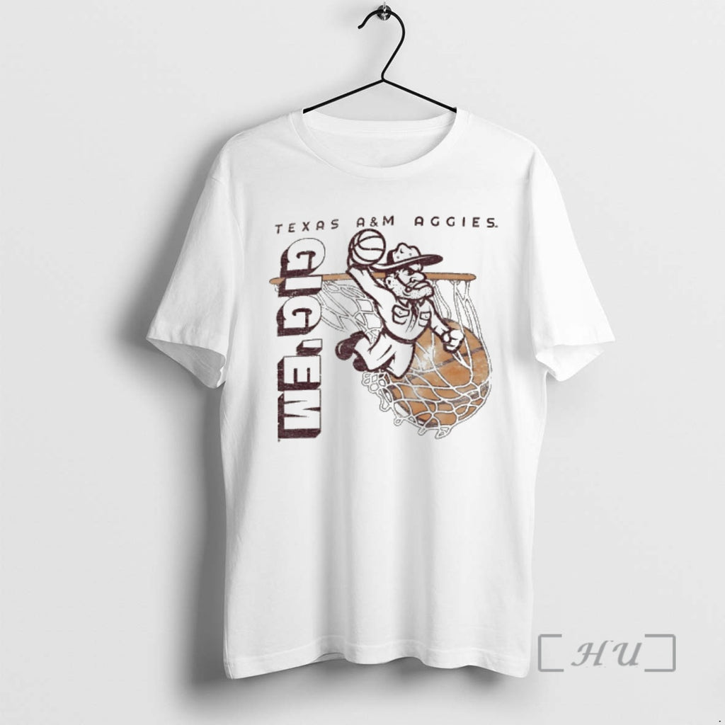 Officials Texas Am Aggies Gig Em Ol Sarge Basketball T-Shirts, Hoodie, Sweatshirt | PopFlextees.com