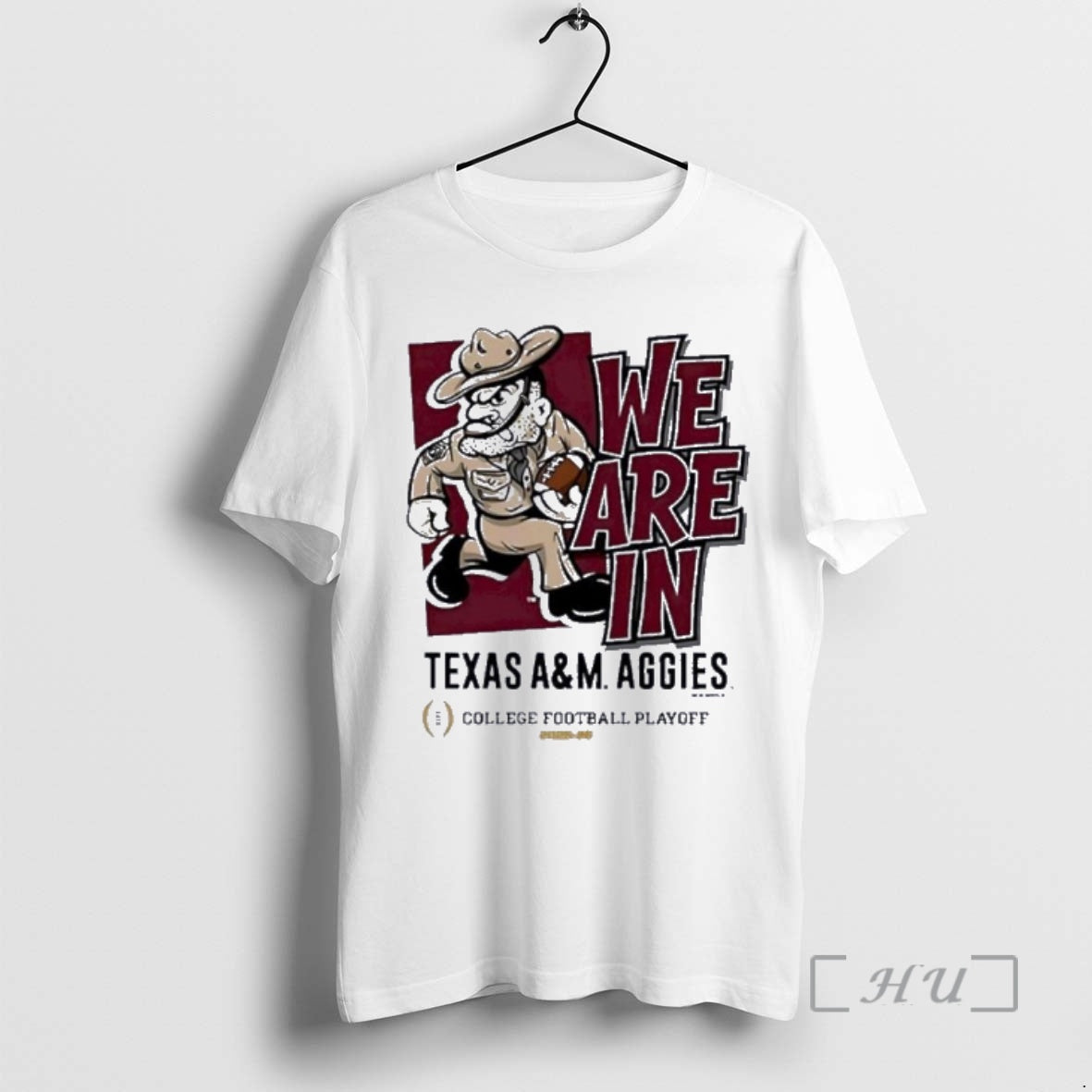 Officials Texas Am Aggies We Are In 2025 Cfp Bound Mascot Premium T Shirts Sweater Hoodie, Sweatshirt | PopFlextees.com