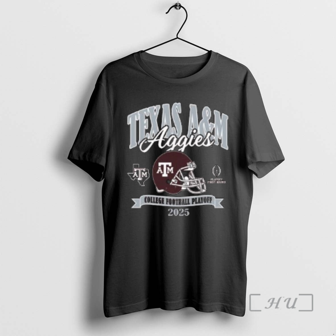 Officials Texas Am Aggies 2025 College Football Playoff Circle Black T-Shirts, Hoodie, Sweatshirt | PopFlextees.com