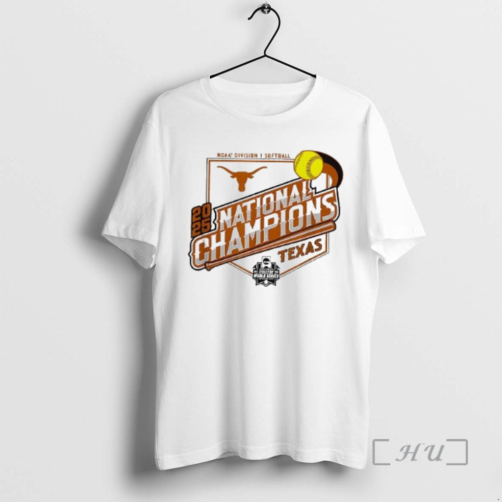 Officials Texas Longhorns 2025 Ncaa Softball Womens College World Series Champions Woman Premium T Shirts Hoodie, Sweatshirt