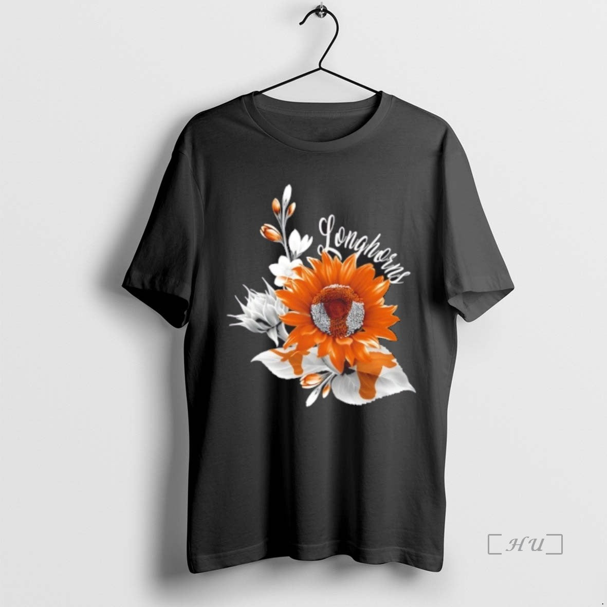 Officials Texas Longhorns Football X Sunflower Floral T-Shirts, Hoodie, Sweatshirt | PopFlextees.com