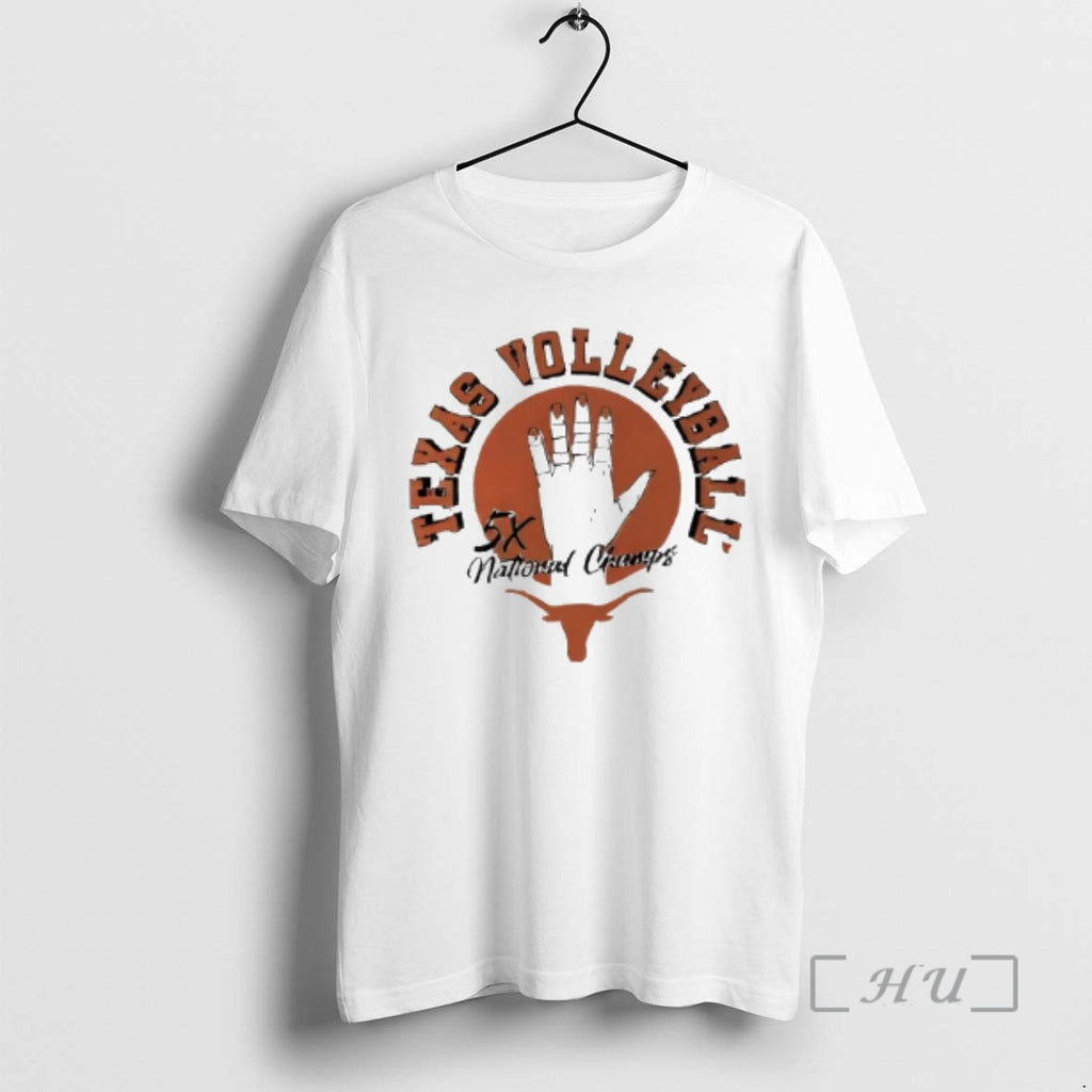 Officials Texas Longhorns Volleyball 5x National Champs T-Shirts, Hoodie, Sweatshirt | PopFlextees.com