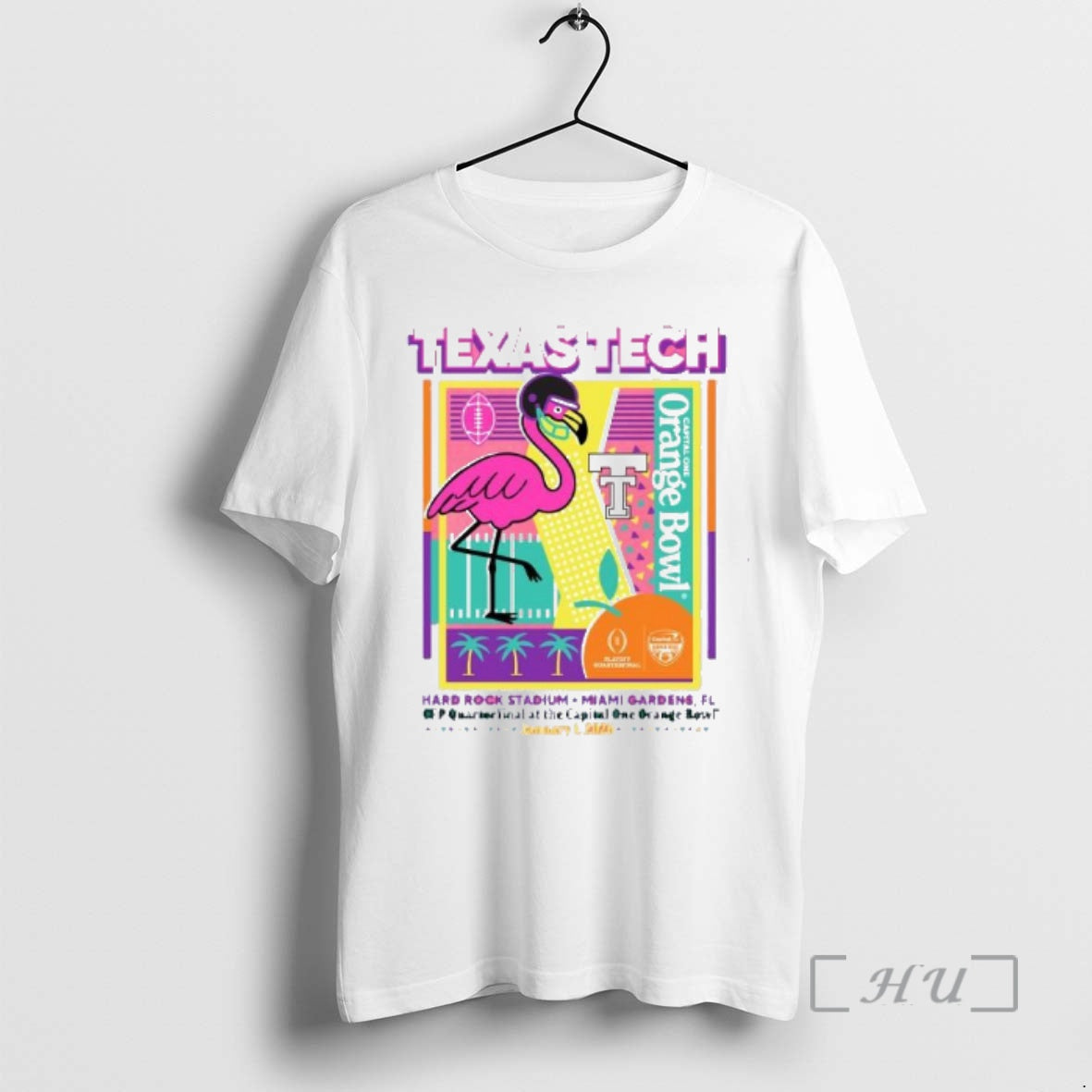 Officials Texas Tech 2025 Cfp Orange Bowl Flamingo Party T-Shirts, Hoodie, Sweatshirt | PopFlextees.com