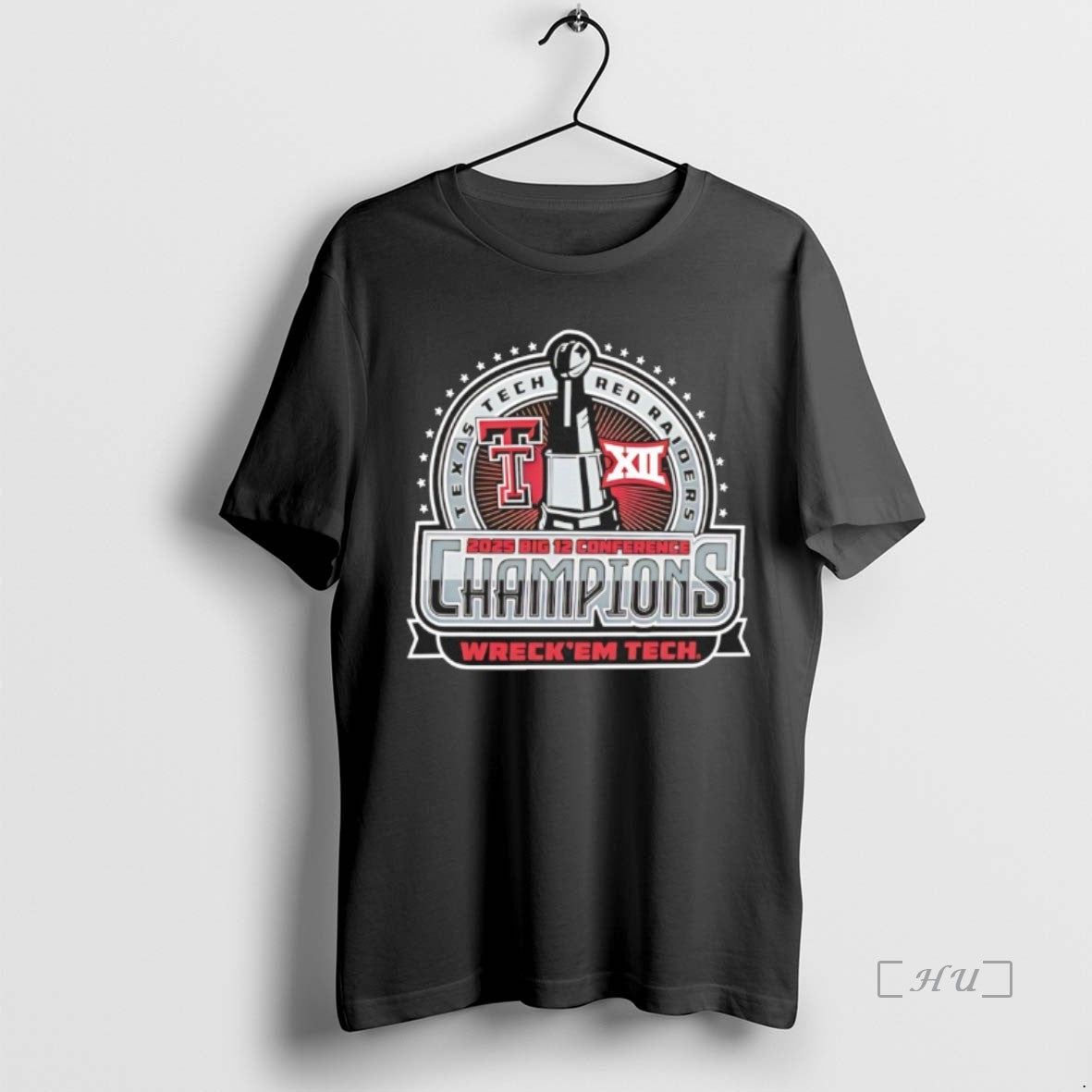 Officials Texas Tech Big 12 Champions Wreck Em Tech T-Shirts, Hoodie, Sweatshirt | PopFlextees.com