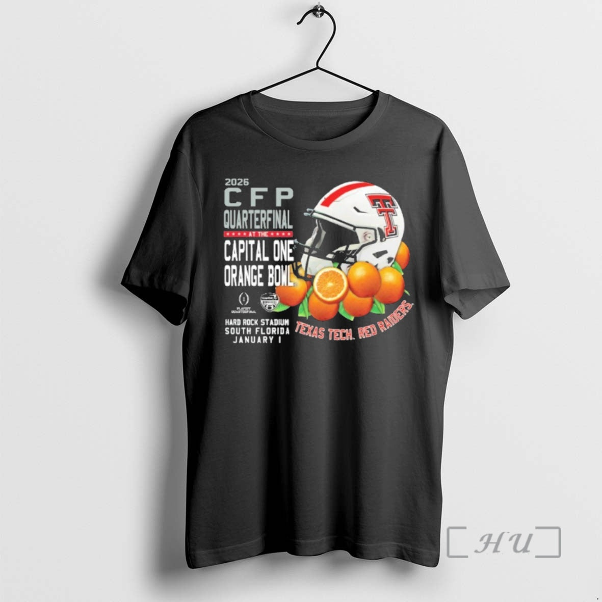 Officials Texas Tech Cfp Quarterfinal At The Capital One Orange Bowl Bed Of Oranges Premium T-Shirts, Hoodie, Sweatshirt