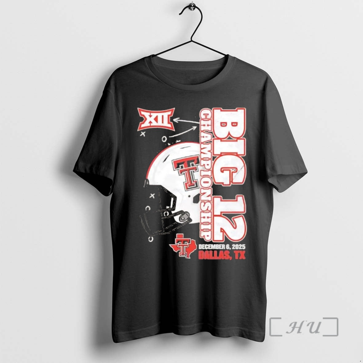 Officials Texas Tech Red Raiders 2025 Big 12 Championship Christmas Chriast Premium T Shirts Sweater Hoodie, Sweatshirt