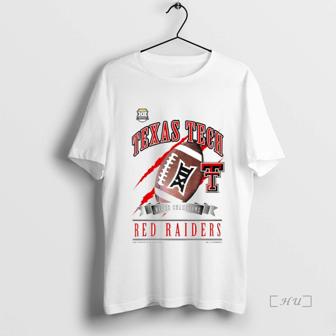 Officials Texas Tech Red Raiders Big 12 Champions 2025 Scratches Graphic Circle Premium T Shirts Hoodie, Sweatshirt