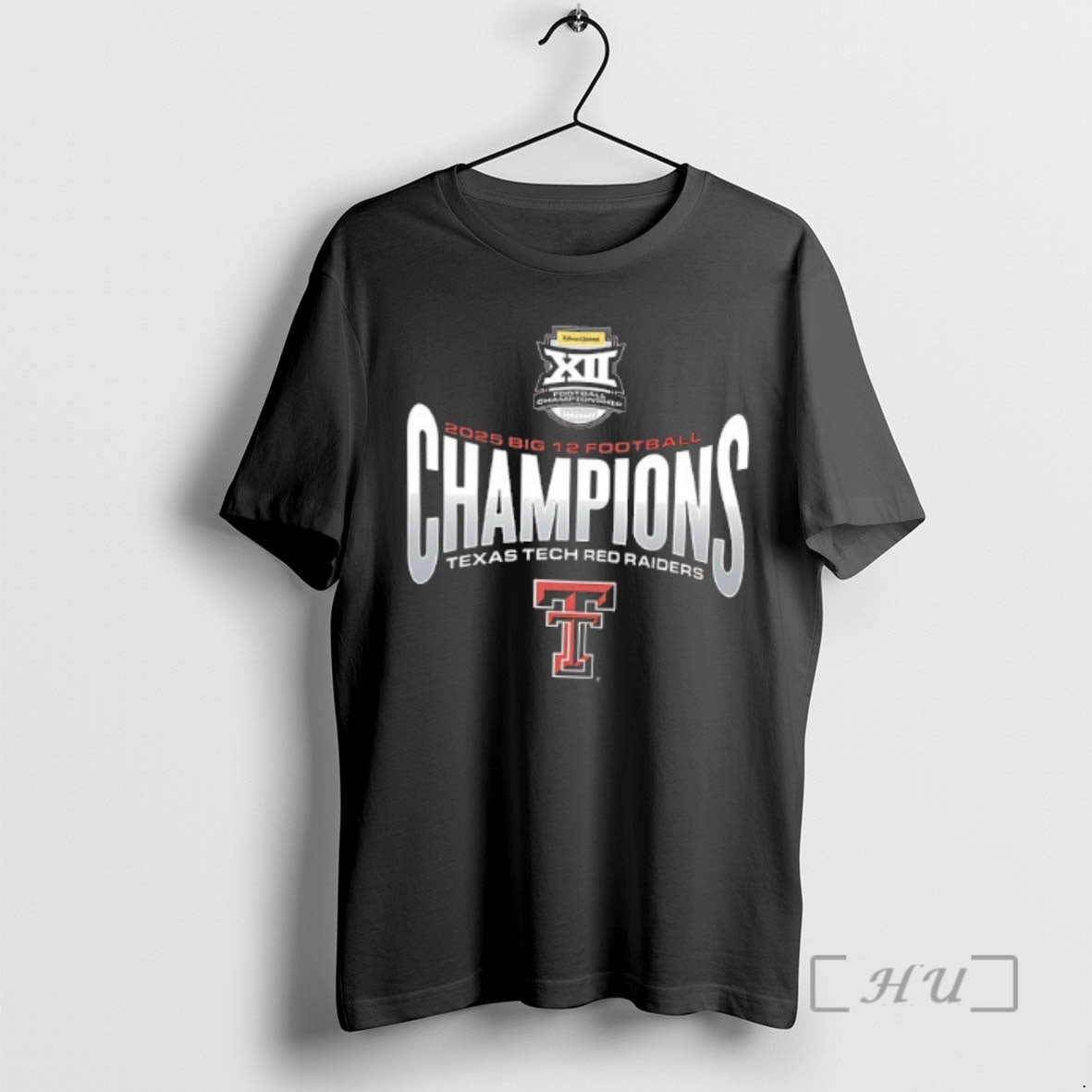 Officials Texas Tech Red Raiders Big 12 Football Champions 2025 2 Sided Premium T Shirts Hoodie, Sweatshirt | PopFlextees.com