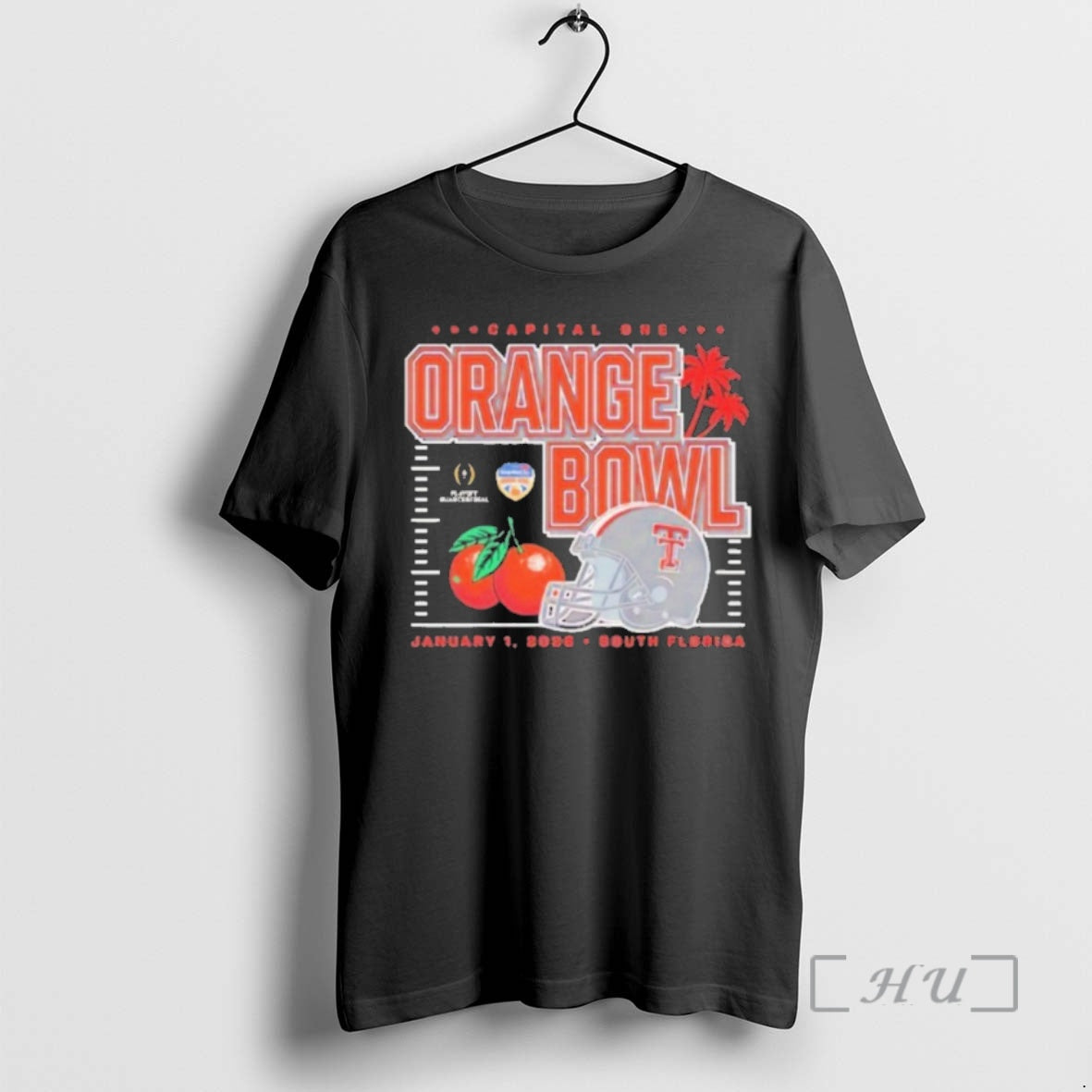 Officials Texas Tech Red Raiders Capitail One Orange Bowl 2026 T-Shirts, Hoodie, Sweatshirt | PopFlextees.com