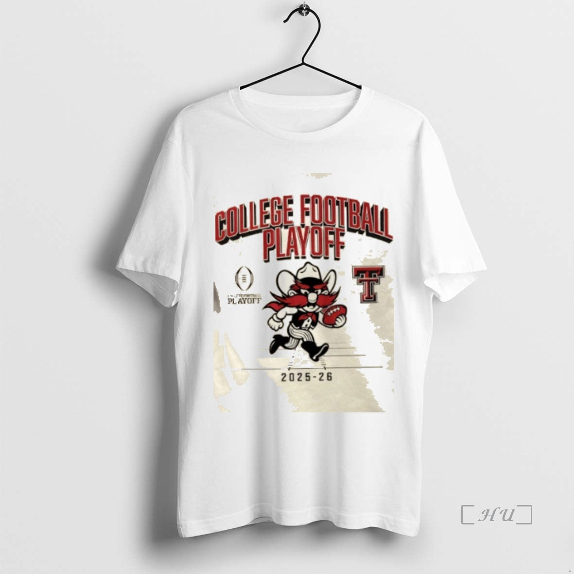 Officials Texas Tech Red Raiders Football 2025 Cfb Playoff Mascot T-Shirts, Hoodie, Sweatshirt | PopFlextees.com
