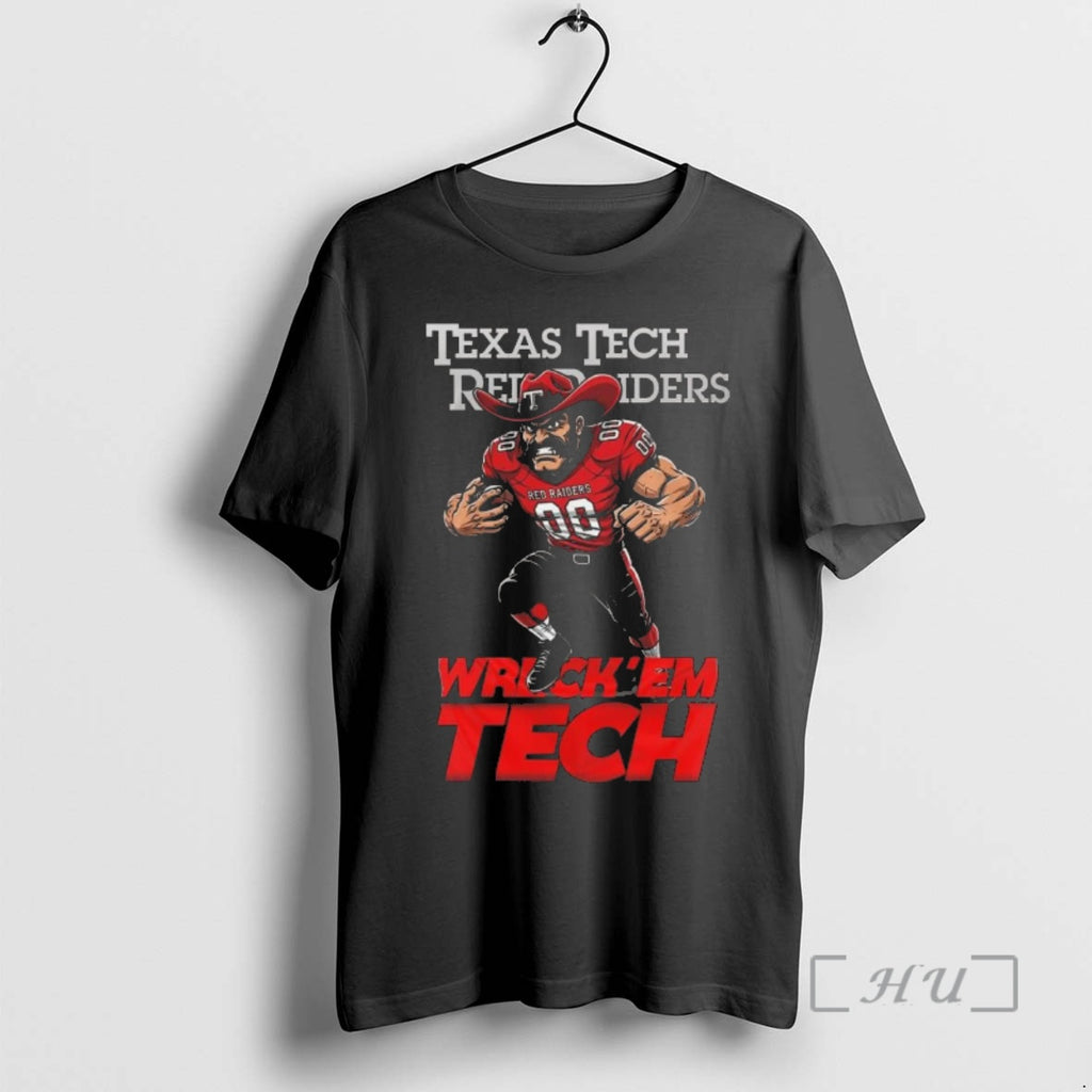 Officials Texas Tech Red Raiders Ncaa Mascot Wreck Em Tech 2026 Premium T Shirts Sweater Hoodie, Sweatshirt | PopFlextees.com