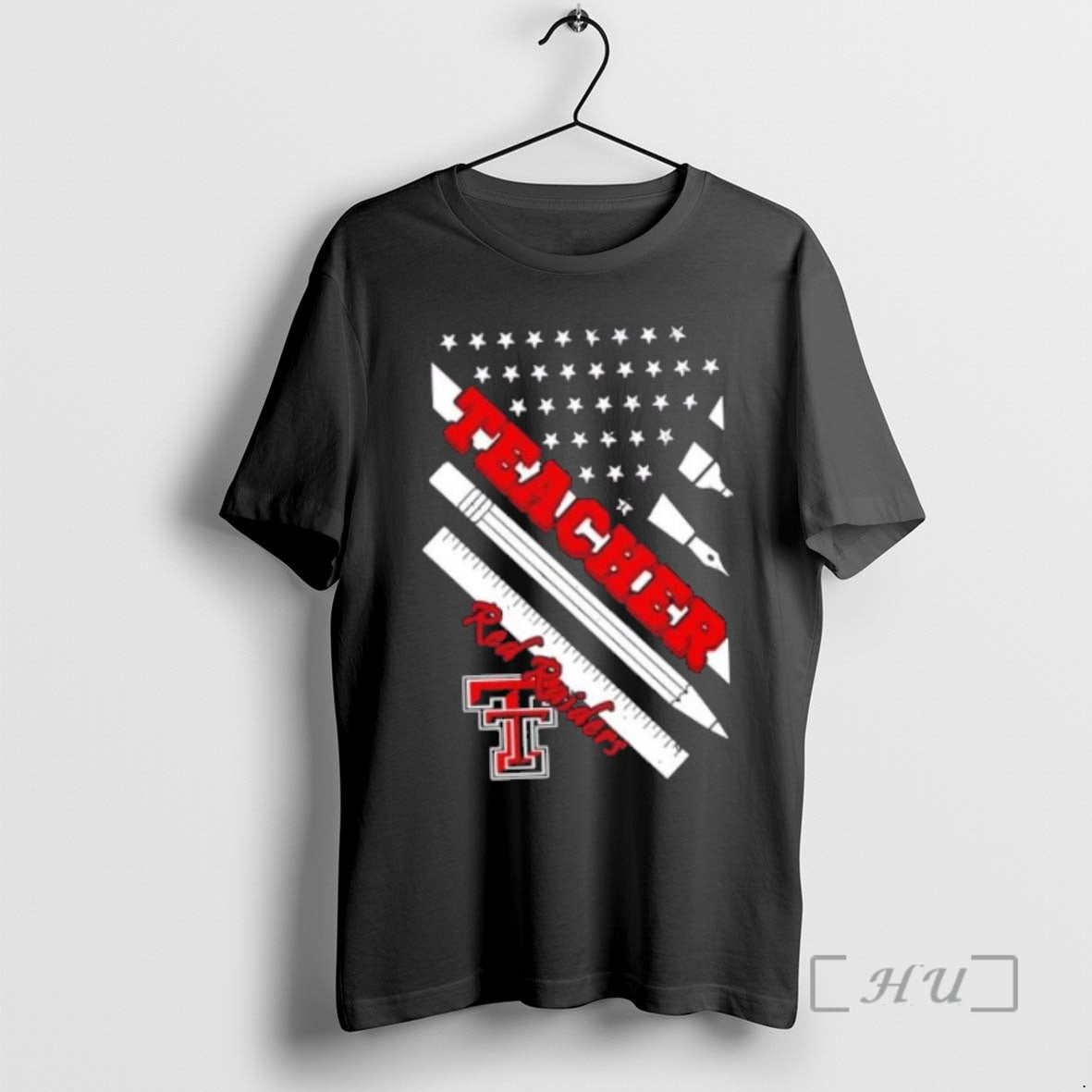 Officials Texas Tech Red Raiders X Teacher American Flag T-Shirts, Hoodie, Sweatshirt | PopFlextees.com